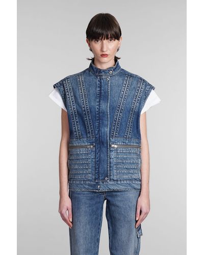 IRO Odilae Denim Jackets - Blue