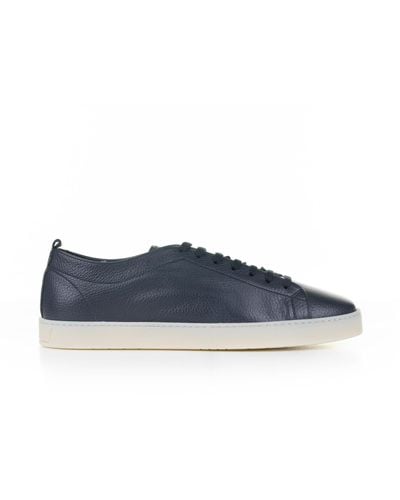 Barrett Leather Sneaker - Blue