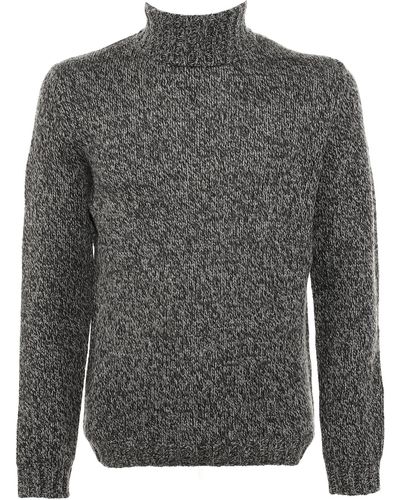 Aspesi Wool Blend Turtleneck Sweater - Gray