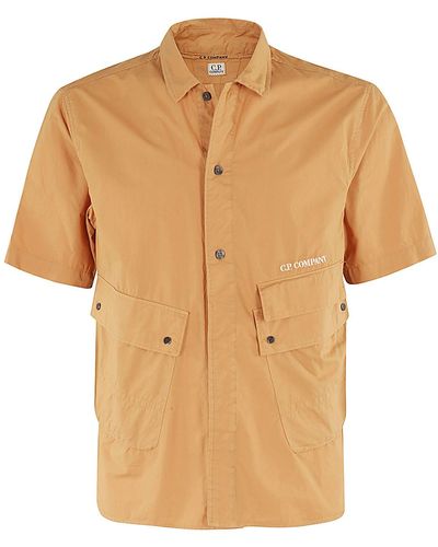 C.P. Company Popeline Pocket Shirt - Multicolour