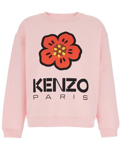 KENZO Boke Placed Regular Sweatshirt - Pink