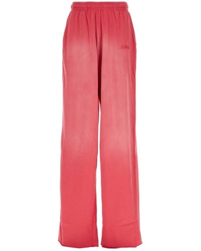 Vetements Cotton Sweatpants - Red