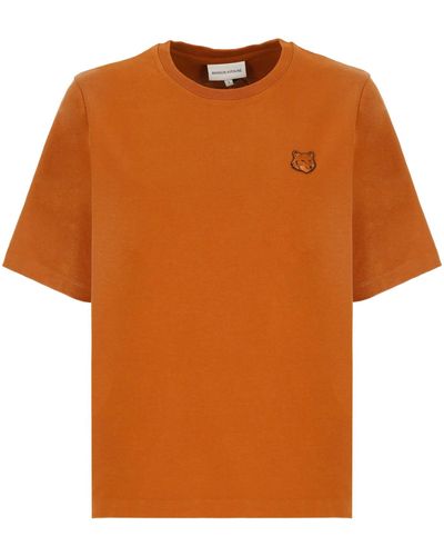 Maison Kitsuné Maison Kitsune' T-Shirts And Polos - Orange