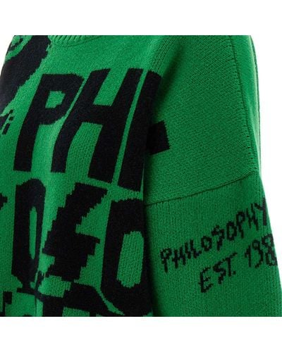 Philosophy Di Lorenzo Serafini Wool Sweater - Green