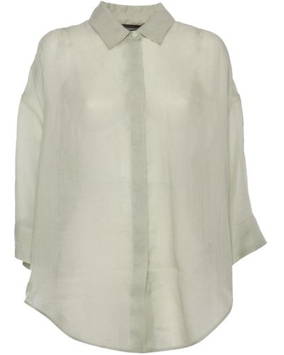 Lorena Antoniazzi Green Shirt - White