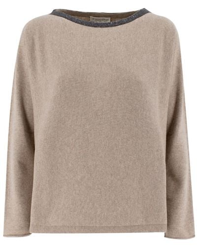 Le Tricot Perugia Sweater - Natural