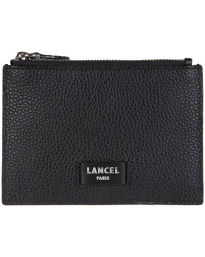 Lancel Ninon De Large Zip Credit Card Holder - Black