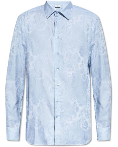 Etro Jacquard Pattern Shirt - Blue