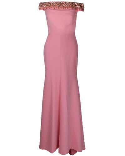Jenny Packham Long Dress - Pink