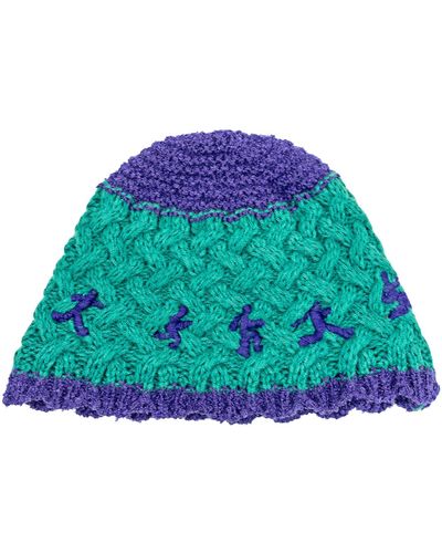 Kidsuper Crocheted Hat - Green