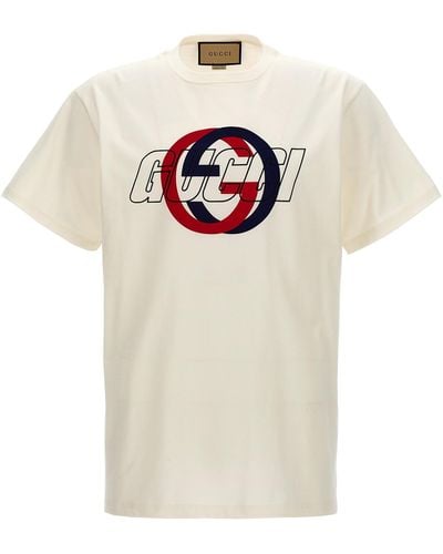Gucci Logo Print T-Shirt - White