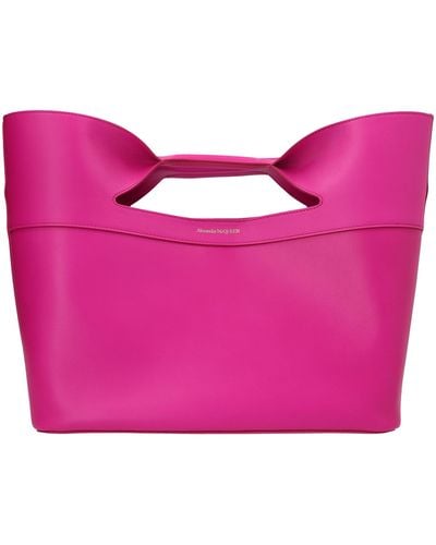 Alexander McQueen The Bow Small Handbag - Pink