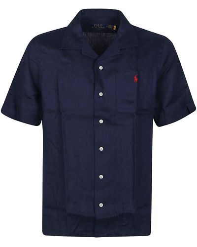 Polo Ralph Lauren Short Sleeve Sport Shirt - Blue