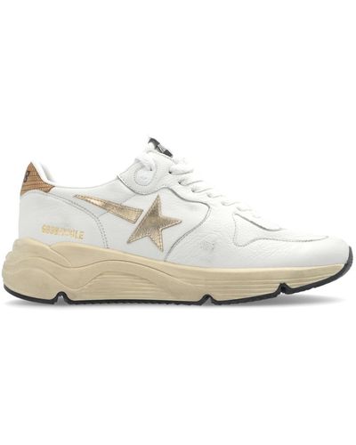 Golden Goose Running Sports Shoes - White