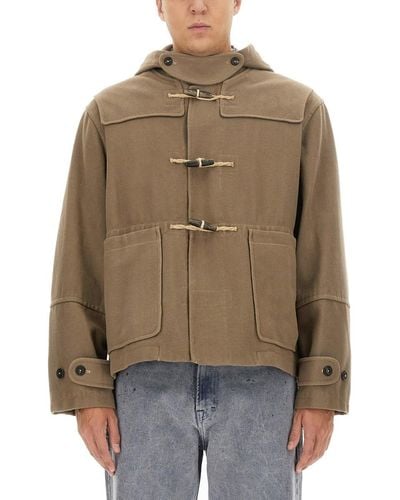 Our Legacy Cropped Duffel Jacket - Brown