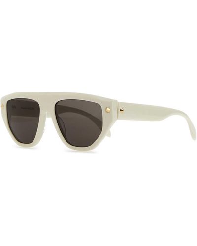 Alexander McQueen Chalk Acetate Sunglasses - Multicolour