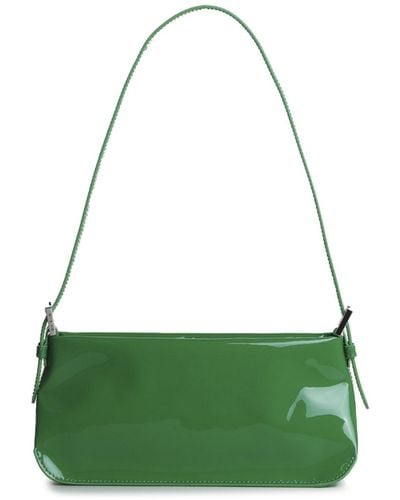 By Far Dulce Shoulder Bag In Cn Green