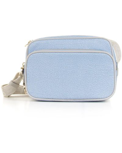 Borbonese Small Shoulder Bag - Blue