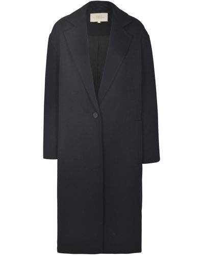 Studio Nicholson Single-Buttoned Long Coat - Black
