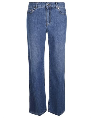 Moschino Flared Leg Jeans - Blue