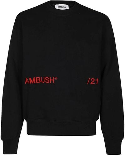 Ambush Logo Sweartshirt - Black