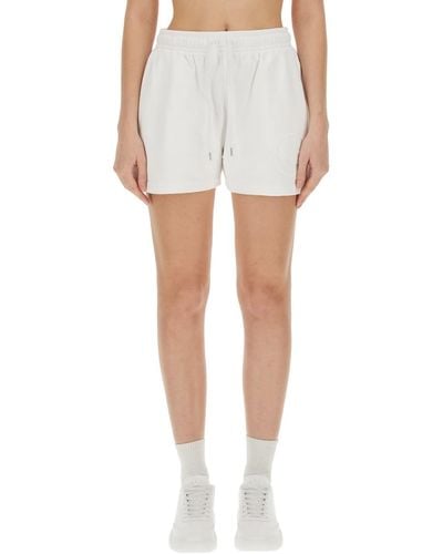 Stella McCartney Shorts With Logo - White