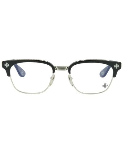 Chrome Hearts Bonennoisseur Ii - Black / Brushed Silver Glasses