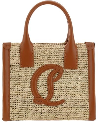 Christian Louboutin By My Side Mini Tote Handbag - Brown