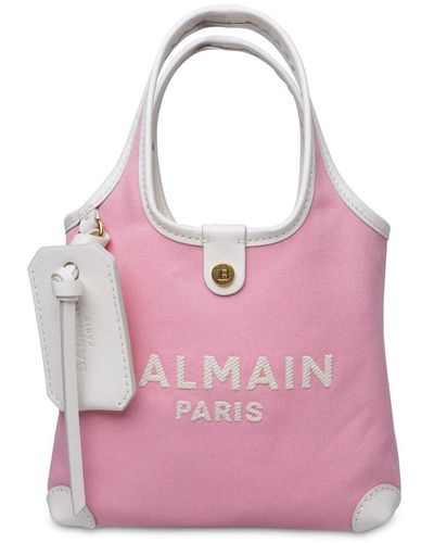 Balmain B-army Top Handle Bag - Pink