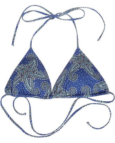 Woman bralette bikini with tropical print – MC2 Saint Barth