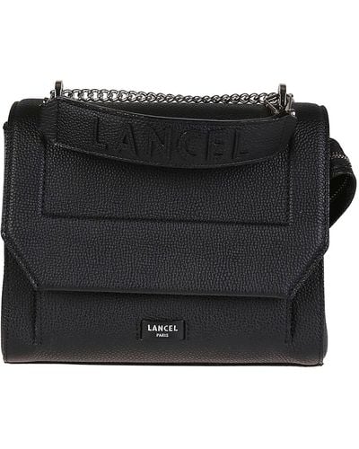 Lancel Ninon De Medium Flap Bag - Black