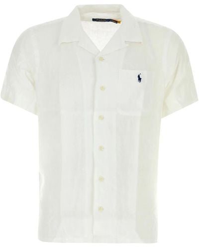 Polo Ralph Lauren Linen Shirt - White