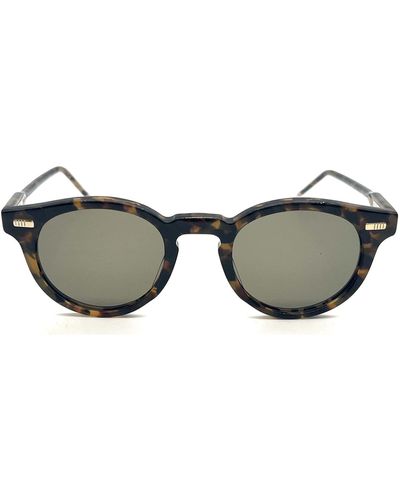 Thom Browne Round Frame Sunglasses - Brown