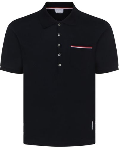 Thom Browne Polo Shirt - Black