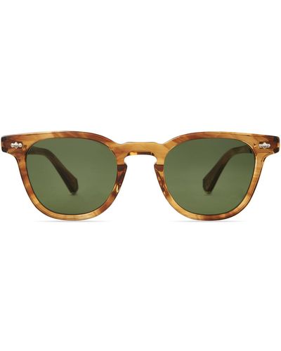 Mr. Leight Dean S Marbled Rye- Sunglasses - Green
