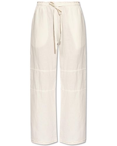 Acne Studios Relaxed-fitting Trousers - White