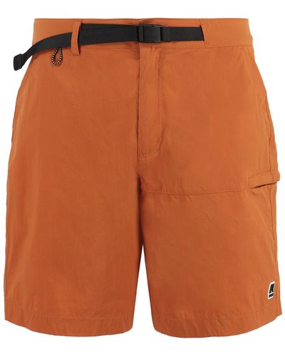 K-Way Taprinne Nylon Bermuda Shorts - Orange