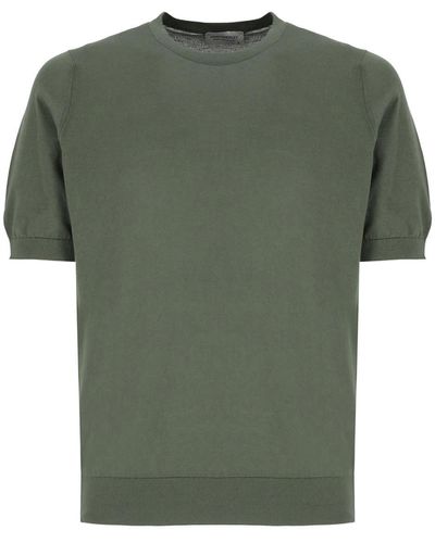John Smedley Kempton T-Shirt - Green