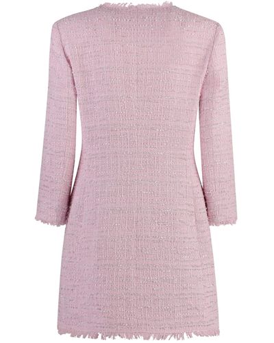 Tagliatore Doreen Blend Cotton Dress - Pink