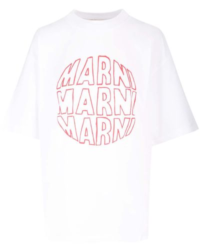Marni Straight Cut T-Shirt - Pink