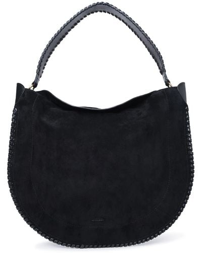 Isabel Marant Oskan Leather Bag - Black