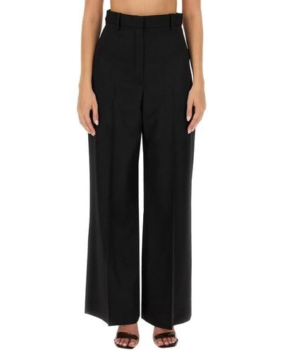 Nina Ricci Wide Leg Trousers - Black