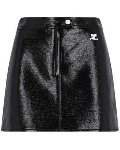 Courreges Mini Skirt Reedition - Black
