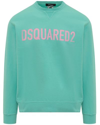 DSquared² Sweatshirt With Logo - Green