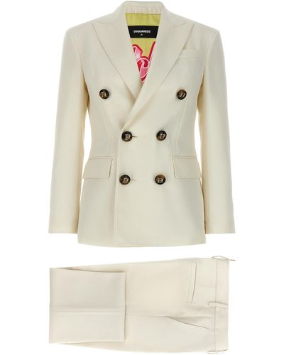 DSquared² Boston Blazer And Suits - Natural