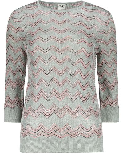 M Missoni Knitted Top - Grey