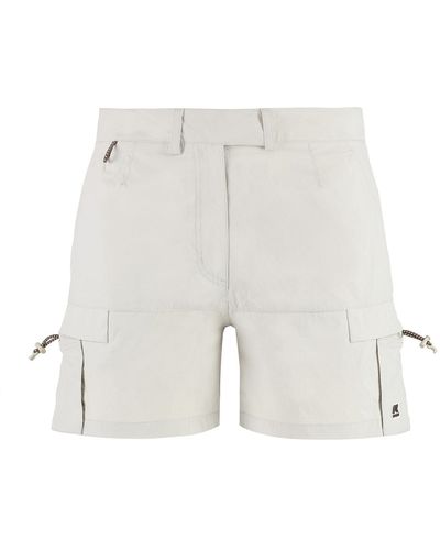 K-Way Argalps Nylon Shorts - White