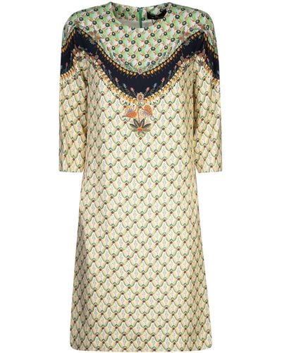 Etro Printed Mid-Length Dress - Multicolor