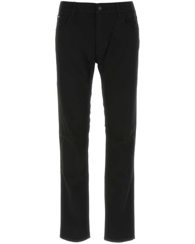 Dolce & Gabbana Stretch Cotton Pant - Black