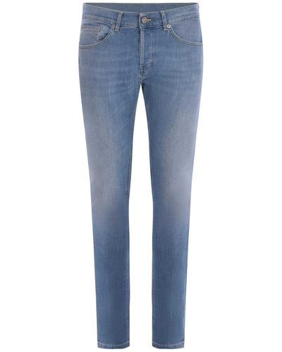 Dondup Jeans George Made Of Stretch Denim - Blue